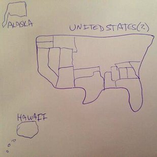 Τους ζήτησαν να ζωγραφίσουν το χάρτη τις ΗΠΑ και ιδού το αποτέλεσμα-Οι Αμερικανοί είναι αγεωγράφητοι  [εικόνες] | iefimerida.gr 8