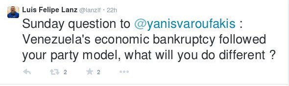 Ο Βαρουφάκης απαντά για τη σύγκριση με τη Βενεζουέλα: Ο ΣΥΡΙΖΑ είναι φιλοευρωπαϊκό κόμμα [εικόνες] | iefimerida.gr 0