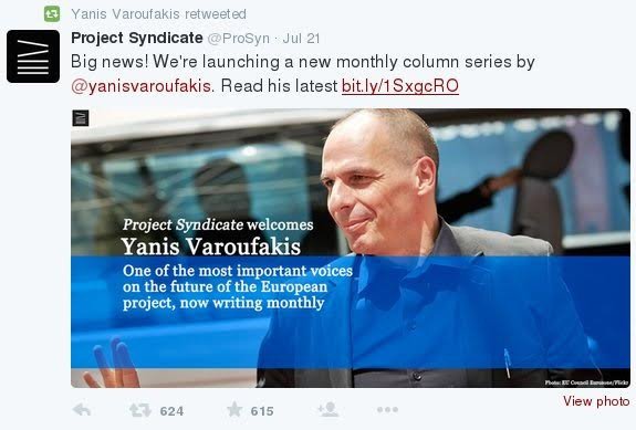 Κι άλλη δουλειά βρήκε ο Βαρουφάκης -Αρθρογράφος και σε πορτογαλική εφημερίδα  | iefimerida.gr 1