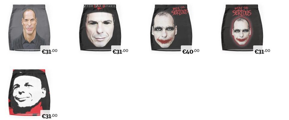 Ο Βαρουφάκης έγινε... φούστα - Στην Αυστραλία πουλάνε κάθε λογής αντικείμενα με το πρόσωπό του [εικόνες] | iefimerida.gr 2