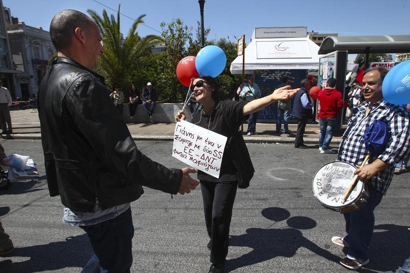 Εργατική Πρωτομαγιά -Ο σταρ Βαρουφάκης και η απουσία Τσίπρα [εικόνες] | iefimerida.gr 1