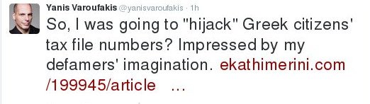 Τα απελπισμένα tweets Βαρουφάκη: Επιχειρεί να μαζέψει τα ασυμμάζευτα | iefimerida.gr 0