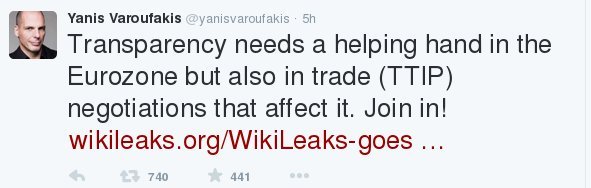 Ο Βαρουφάκης έγινε «χορηγός» των WikiLeaks -Βοηθά να συγκεντρώσουν 100.000 ευρώ | iefimerida.gr 0
