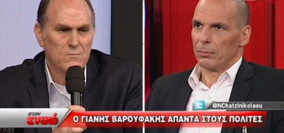 Το Twitter «γλεντάει» για το ρουζ του Βαρουφάκη: Το μακιγιάζ του σκίζει μνημόνια -Το αριστερό μάγουλο μού θυμίζει Ντενίση [εικόνες] | iefimerida.gr 0