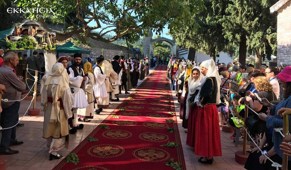 Ο Βαρθολομαίος στο μοναστήρι του Οσίου Δαβίδ στην Εύβοια -Κατέταξε σε Αγιο τον Οσιο Ιάκωβο [εικόνες]  | iefimerida.gr 0