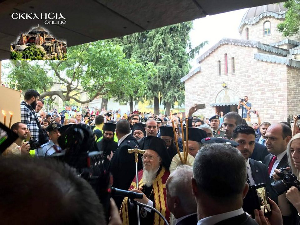 Ο Βαρθολομαίος στο μοναστήρι του Οσίου Δαβίδ στην Εύβοια -Κατέταξε σε Αγιο τον Οσιο Ιάκωβο [εικόνες]  | iefimerida.gr 2