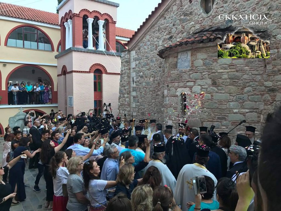 Ο Βαρθολομαίος στο μοναστήρι του Οσίου Δαβίδ στην Εύβοια -Κατέταξε σε Αγιο τον Οσιο Ιάκωβο [εικόνες]  | iefimerida.gr 3