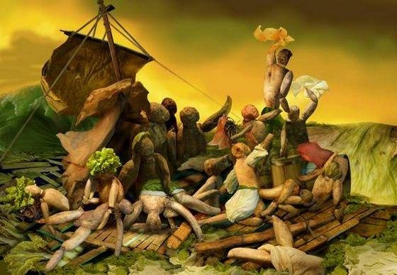 Καλλιτέχνιδα επαναδημιούργησε διάσημους πίνακες χρησιμοποιώντας μόνο λαχανικά [εικόνες]  | iefimerida.gr 12