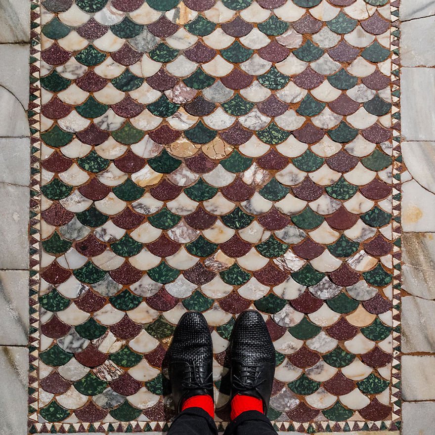 Τα πατώματα της Βενετίας -Παραστάσεις με χρωματιστά μάρμαρα [εικόνες] | iefimerida.gr 8