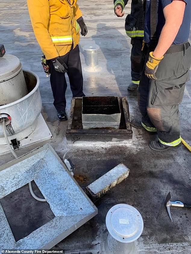 Παρά την απίστευτη ταλαιπωρία ο άνδρας ήταν σε γενικά καλή κατάσταση (Φωτογραφία: Alameda County Fire Department)