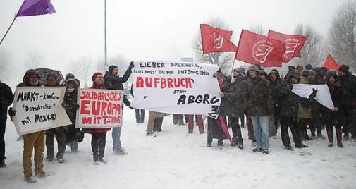 Χιονιάς και θερμή υποδοχή για τον Αλέξη Τσίπρα στη Βιέννη [εικόνες] | iefimerida.gr 0
