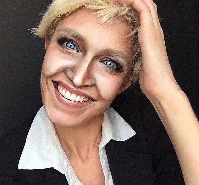 H γυναίκα -χαμαιλέοντας: Μακιγιέζ μεταμορφώνεται σε διασημότητες με τα πινέλα της [εικόνες]  | iefimerida.gr 3