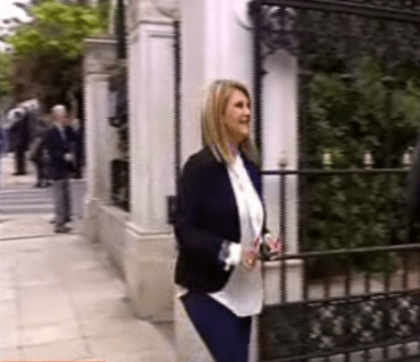 Ορκωμοσία: Το κολάν της Βούλτεψη, το πράσινο παπαγαλί της Γκερέκου και οι γυναίκες των υπουργών [εικόνες&βίντεο] | iefimerida.gr 3