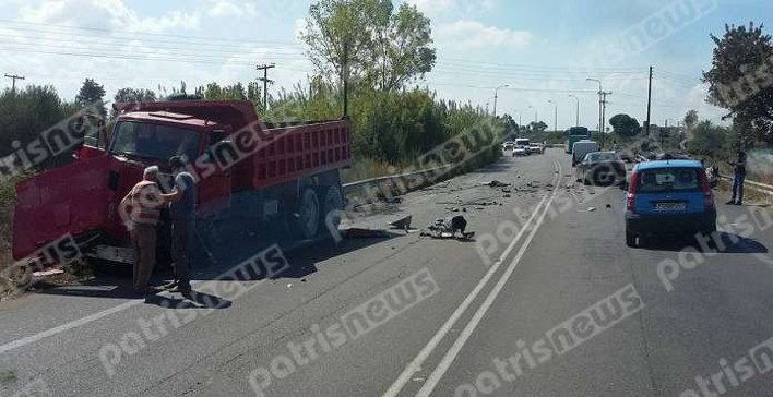 Δύο νεκροί σε σύγκρουση ΙΧ με φορτηγό στην καρμανιόλα Πατρών-Πύργου [σοκαριστικές εικόνες] | iefimerida.gr 1