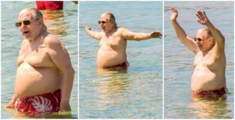 Ο Βουτσάς με το μαγιό του κάνει τρελίτσες με την κατά 50 χρόνια νεότερη σύντροφό του [εικόνες] | iefimerida.gr 0