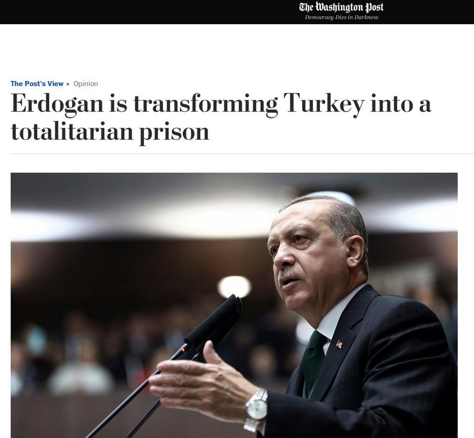 Washington Post για τον Ερντογάν: Είναι δικτάτορας, πρέπει να ξεσκεπαστεί | iefimerida.gr 0