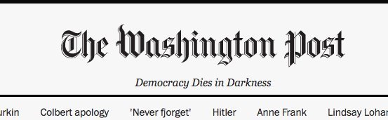 «Η Δημοκρατία Πεθαίνει στο Σκοτάδι»: Το νέο σλόγκαν της Washington Post [εικόνα] | iefimerida.gr 0