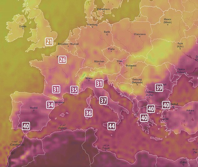 Στο «φούρνο» η νότια Ευρώπη – Ανελέητος ο καύσωνας από την Ιβηρική μέχρι τα Βαλκάνια [εικόνες & βίντεο]  | iefimerida.gr 6