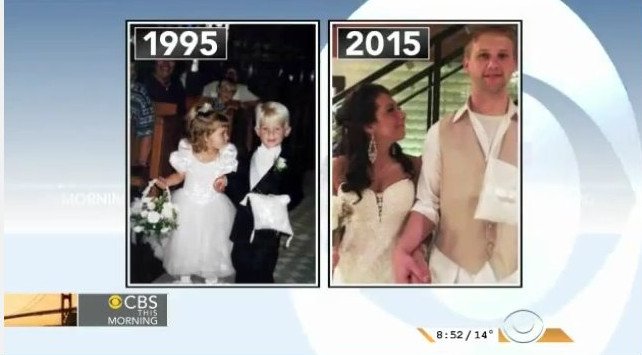 Από παρανυφάκια το 1995, παντρεμένοι το 2015 -20 χρόνια μετά στην ίδια εκκλησία [εικόνες & βίντεο] | iefimerida.gr 0