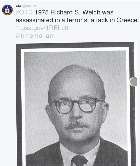 Η CIA θυμάται τον Ρίτσαρντ Γουέλς -Στην επέτειο της δολοφονίας του από την 17Ν | iefimerida.gr 0