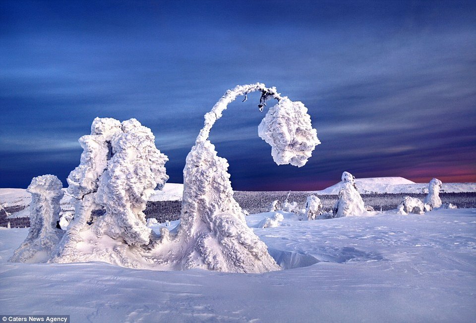Στους -35 βαθμούς: Εκεί που το χιόνι... καταπίνει τον ήλιο και ντύνει τα πάντα στα λευκά [εικόνες] | iefimerida.gr 12