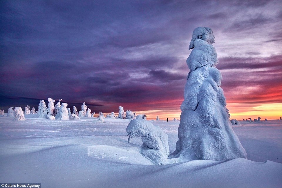 Στους -35 βαθμούς: Εκεί που το χιόνι... καταπίνει τον ήλιο και ντύνει τα πάντα στα λευκά [εικόνες] | iefimerida.gr 3