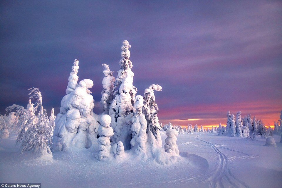 Στους -35 βαθμούς: Εκεί που το χιόνι... καταπίνει τον ήλιο και ντύνει τα πάντα στα λευκά [εικόνες] | iefimerida.gr 2