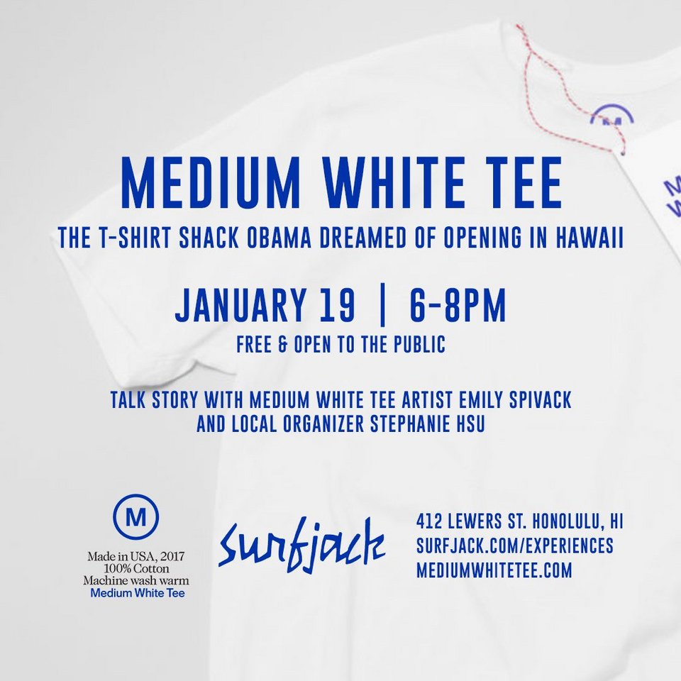 Μια καλλιτέχνις πραγματοποιεί το όνειρο Ομπάμα: Μαγαζί στη Χαβάη με λευκά medium t-shirt [εικόνες]  | iefimerida.gr 0