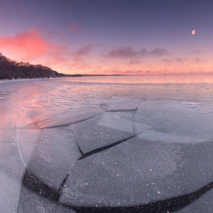 Ροζ-μοβ τοπία στη Λευκορωσία: Εκεί όπου η θερμοκρασία κατρακυλά στους -40 [εικόνες] | iefimerida.gr 2