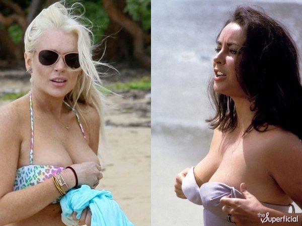 Backstage: Η μεταμόρφωση της Λίντσεϊ Λόχαν σε Ελίζαμπεθ Τέιλορ! [εικόνες] | iefimerida.gr 10