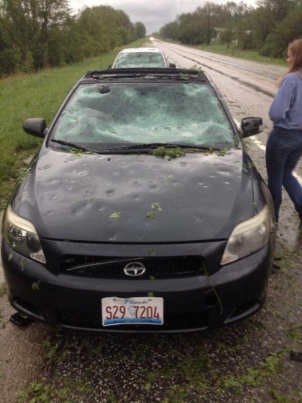 Εντυπωσιακές φωτογραφίες από τη χαλαζόπτωση στην Αττική [εικόνες] | iefimerida.gr 4