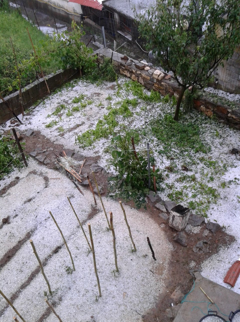 Ανοιξαν οι ουρανοί στην Αρκαδία -Χαλαζοθύελλα σάρωσε το χωριό Ασέα [εικόνες & βίντεο] | iefimerida.gr 1