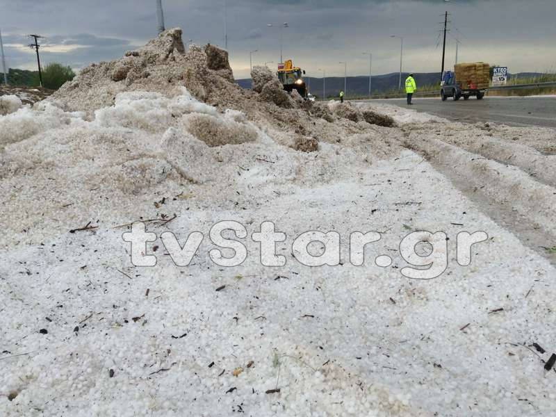 Βιβλική καταστροφή στη Λιβαδειά -Σάρωσε τα πάντα η χαλαζόπτωση [βίντεο & εικόνες] | iefimerida.gr 6