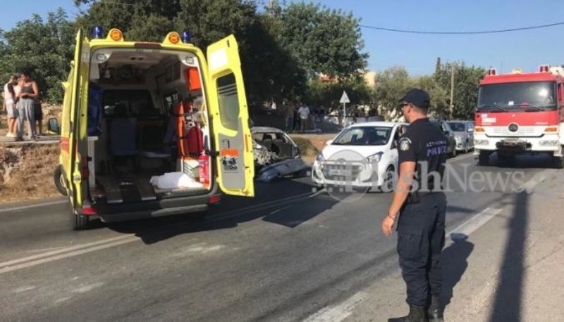 Χανιά: Σφοδρή σύγκρουση οχημάτων με δύο τραυματίες [εικόνες] | iefimerida.gr 2