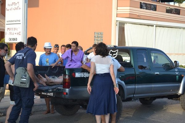 Τραυματίστηκε τουρίστρια στα Χανιά και την πήγαν στο νοσοκομείο πάνω σε καρότσα αγροτικού [εικόνες] | iefimerida.gr 1