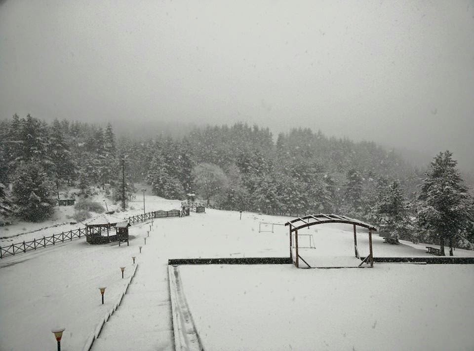 Κατάλευκο το τοπίο στην Ξάνθη: Μεγάλη Πέμπτη με χιόνια και πολικές θερμοκρασίες [εικόνες] | iefimerida.gr 1