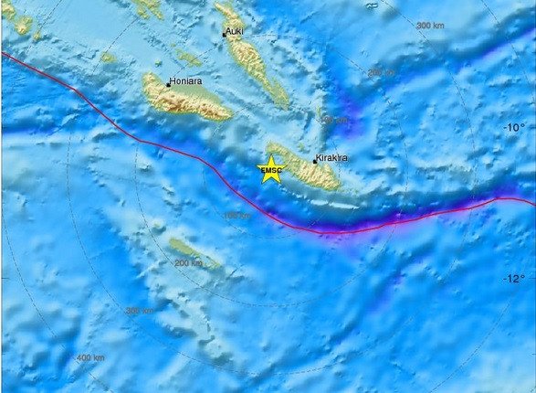 Σεισμός 7,7 ρίχτερ στις Νήσους Σολομώντα -Εληξε ο συναγερμός για τσουνάμι  [εικόνες] | iefimerida.gr 1