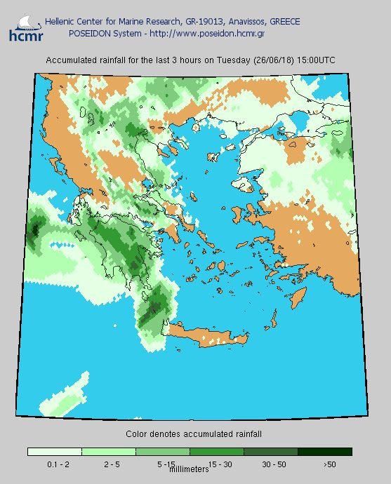 Ανοιξαν οι ουρανοί στην Αττική -Οι χάρτες με τις καταιγίδες σήμερα [εικόνες] | iefimerida.gr 1