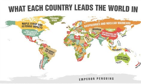 Σε τι είναι καλύτερη παγκοσμίως η κάθε χώρα του κόσμου -Αναμενόμενη «πρωτιά» για την Ελλάδα [χάρτης] | iefimerida.gr 0