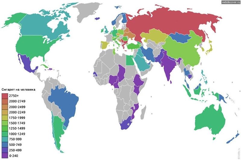 Χάρτης δείχνει πόσα τσιγάρα καπνίζουν οι Ελληνες [εικόνα] | iefimerida.gr 0