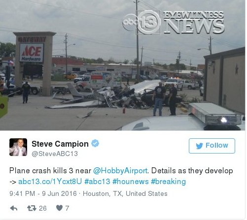 Τραγωδία στο Χιούστον: Αεροπλάνο έπεσε μέσα στην πόλη -3 νεκροί [εικόνες]  | iefimerida.gr 1
