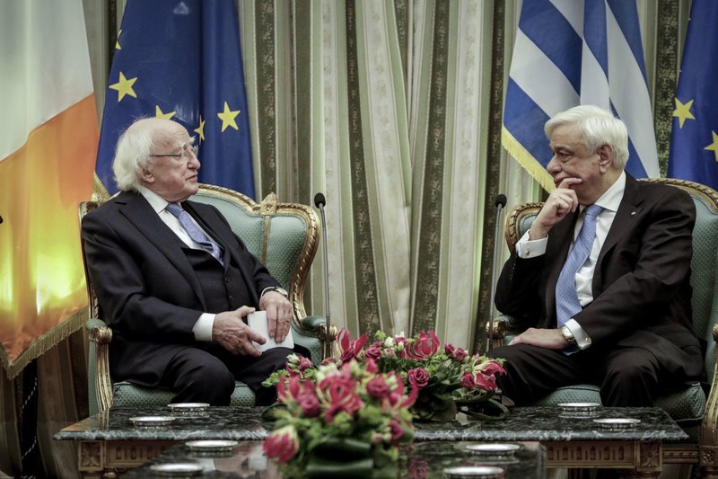 Αισιόδοξος για το μέλλον της Ελλάδας δήλωσε ο Ιρλανδός πρόεδρος | iefimerida.gr 2