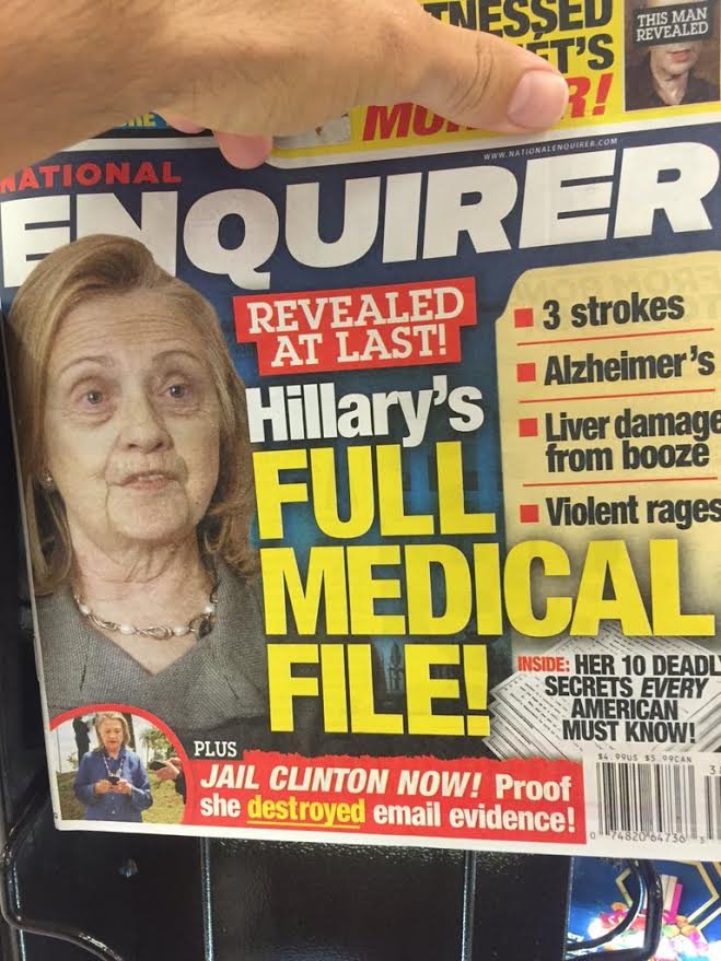 Υστερία με την υγεία της Χίλαρι: Την παρουσιάζουν ως ζόμπι -«Επαθε 3 εγκεφαλικά, έχει Αλτσχάιμερ και θρομβώσεις» [εικόνα] | iefimerida.gr 0