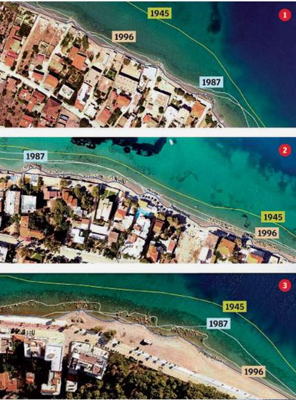 Εξαφανίζεται η παραλία στο Ξυλόκαστρο -Η θάλασσα «καταπίνει» 18 εκατοστά στεριάς τον χρόνο [εικόνες] | iefimerida.gr 0