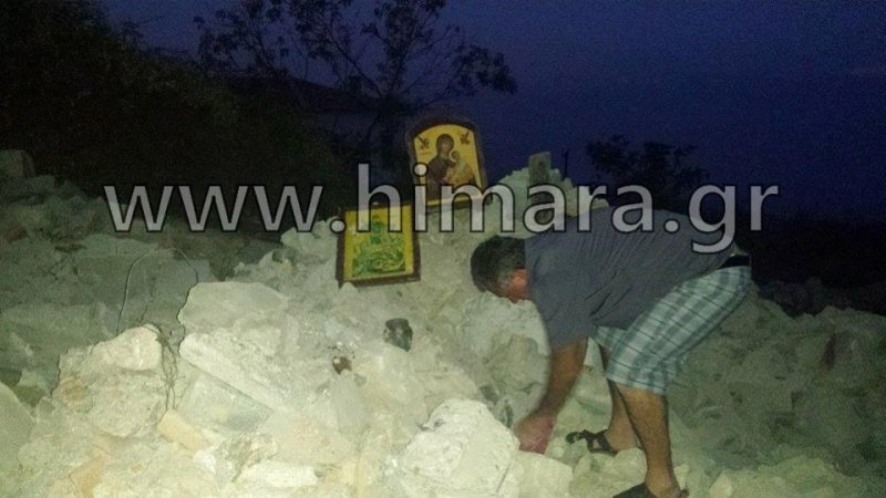 Χειμάρα: Αλβανοί κατεδάφισαν τον Αγιο Αθανάσιο [εικόνες] | iefimerida.gr 5
