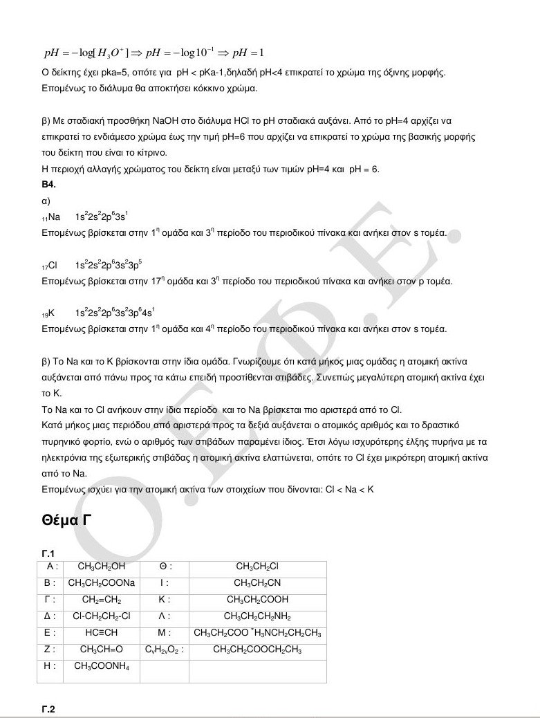 Πανελλαδικές: Οι απαντήσεις στα Λατινικά και τη Χημεία [pdf] | iefimerida.gr 8