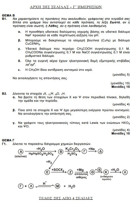 Πανελλήνιες 2015: Δείτε τα θέματα που έπεσαν σήμερα | iefimerida.gr 4