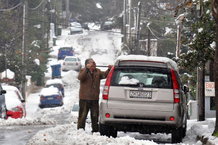 Η χώρα στην κατάψυξη -Σε ποιες περιοχές ο υδράργυρος κατρακύλησε κάτω από το μηδέν [λίστα] | iefimerida.gr 2