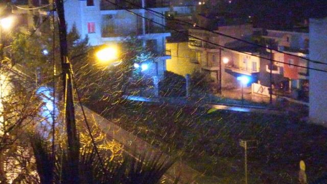Από το βράδυ της Τρίτης (2019.03.12) χιονίζει στη βόρεια Λαμία -Φωτογραφία: lamiareport.gr