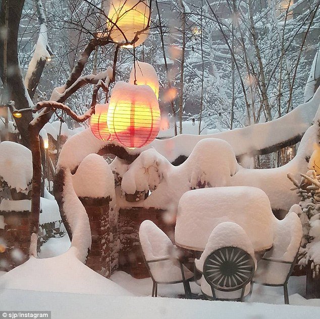 Χολιγουντιανοί σταρ στέλνουν την «καλημέρα» τους από τη χιονισμένη Ν. Υόρκη-Με στιλ ακόμη και στους -5 [εικόνες]  | iefimerida.gr 9